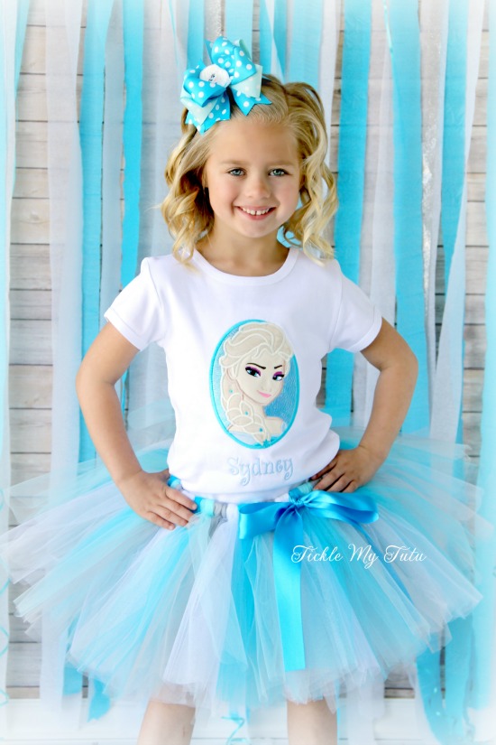 Frozen Inspired Birthday Tutu Outfit