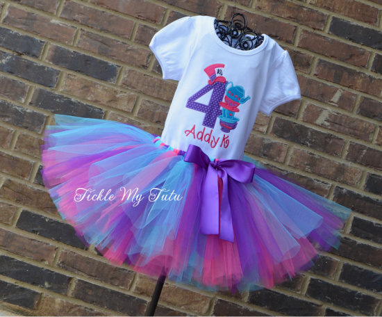 Mad Hatter Birthday Tutu Outfit