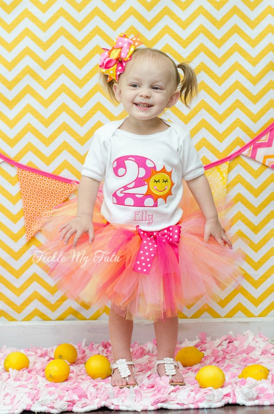 You Are My Sunshine Birthday Tutu Outfit